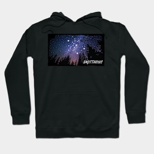 Zodiac Majesty Sagittarius Constellation Hoodie